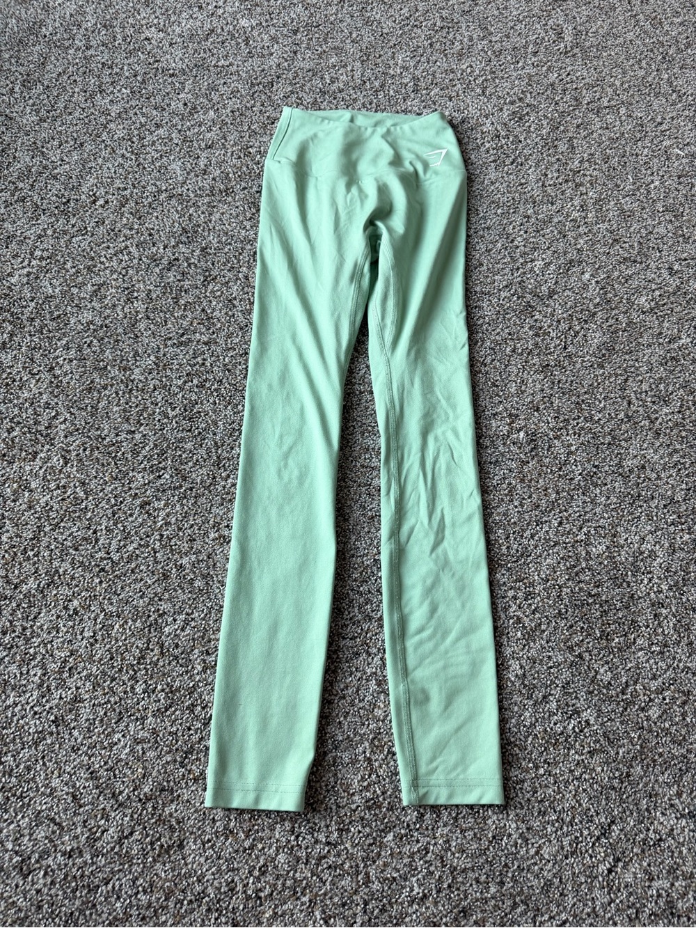 Gymshark Training Leggings XS Mint Sage Green High Rise Workout